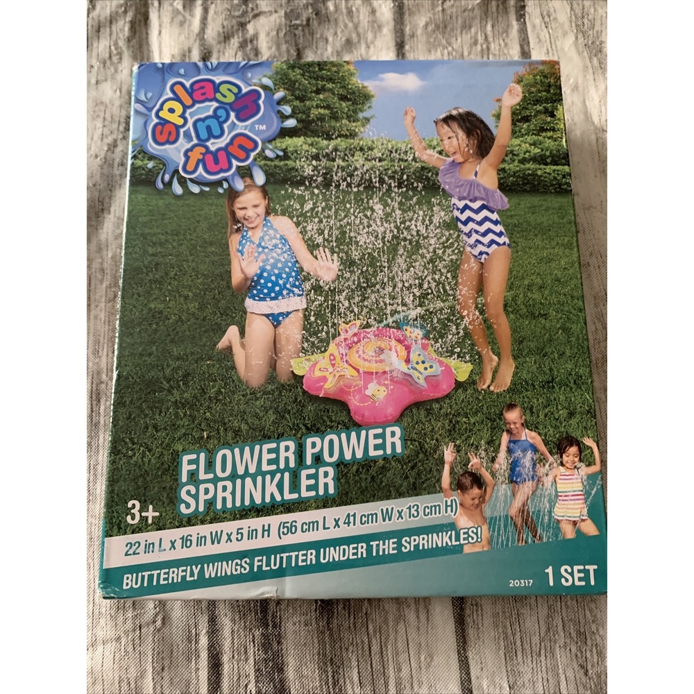 Flower‎ Power Butterfly Yard Sprinkler Summer Summertime Water Fun